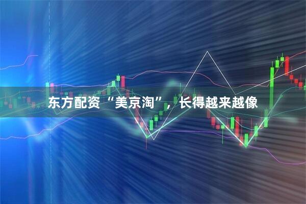 东方配资 “美京淘”，长得越来越像